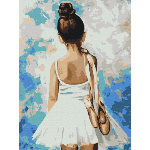 Картина по номерам Преміум картини - Мадемуазель з пуантами
