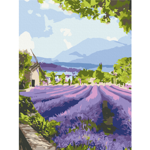 Картина по номерам Пейзажі - Два світи Провансу 2