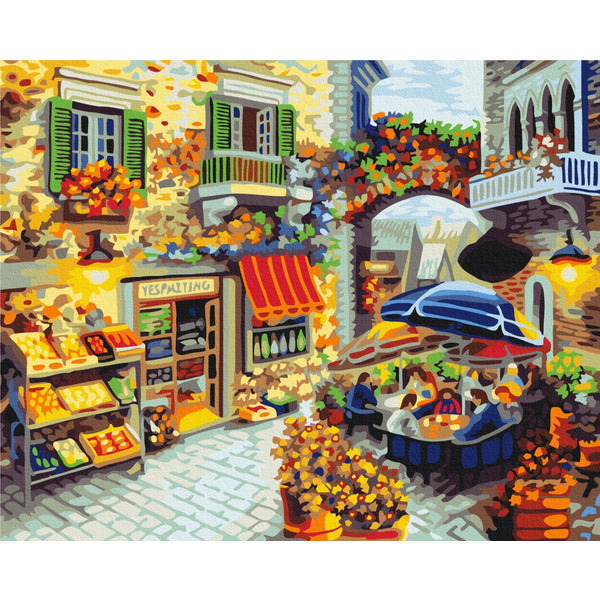 Картина по номерам Преміум картини - Домашній ресторанчик