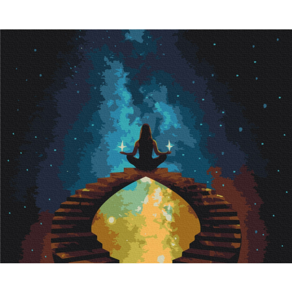 Картина по номерам Преміум картини - Гармонія з космосом