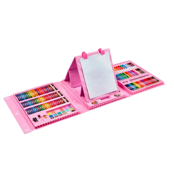 Канцелярія (281) - Рожевий набір для малювання з мольбертом 