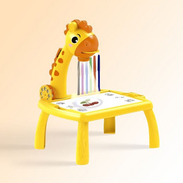 Projection painting board yellow