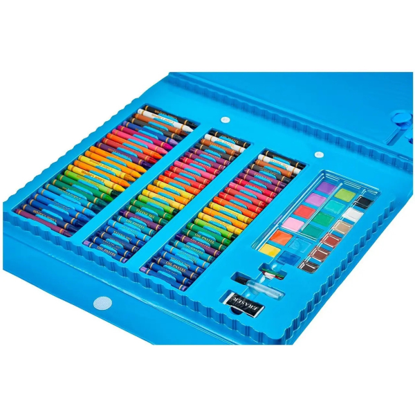 Канцелярія (281) - Блакитний набір для малювання з мольбертом 