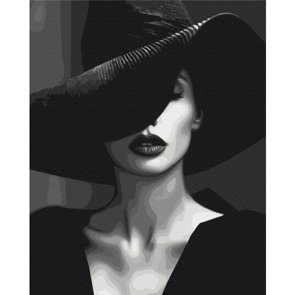 Картина по номерам Люди на картинах - Загадкова Дама