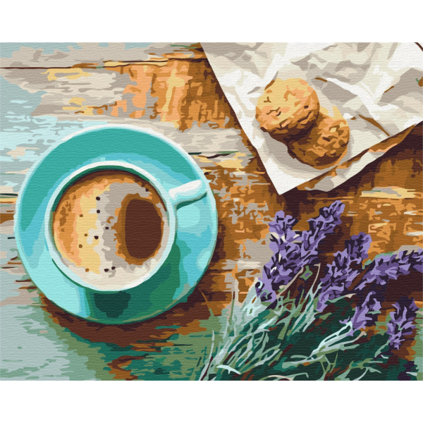 Картина по номерам Натюрморти - Лавандовое утро