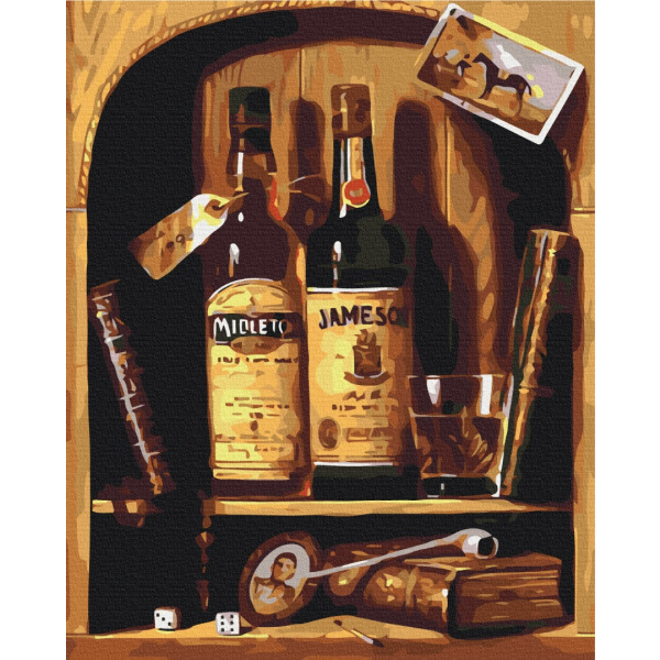 Картина по номерам Чоловічі - Gift set