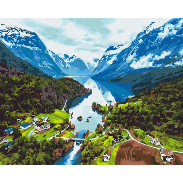 Картина по номерам Природа - Альпи