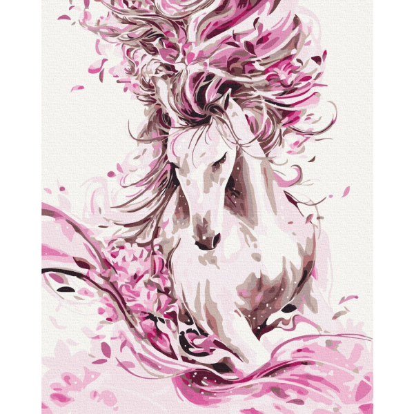 Картина по номерам Тварини, птахи та риби - Витончений кінь