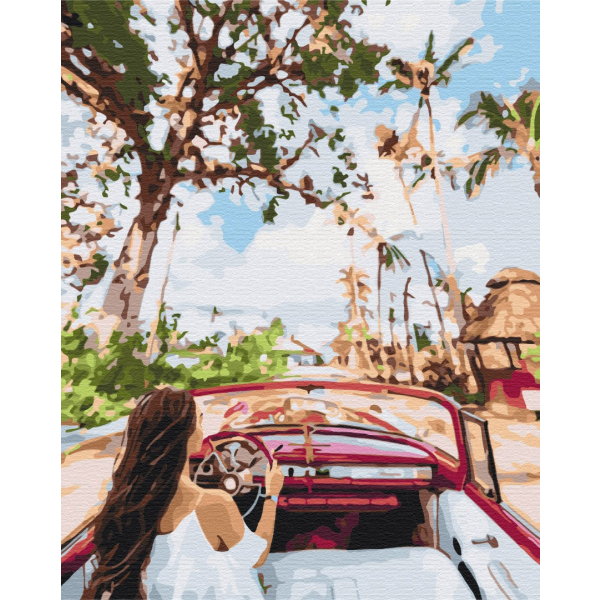 Картина по номерам Города - Вулицями Куби