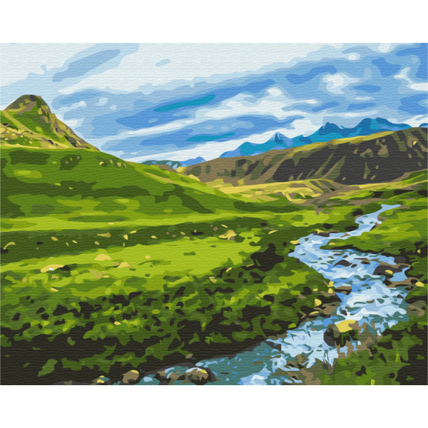 Картина по номерам Пейзажі - Альпійський луг