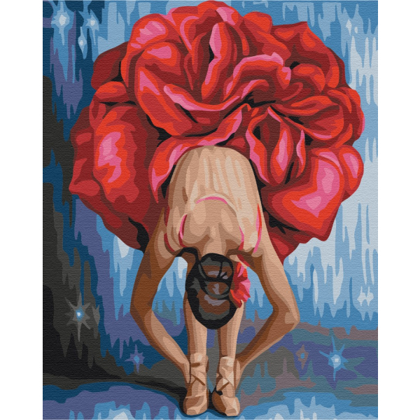 Картина по номерам Люди на картинах - Квіткова балерина