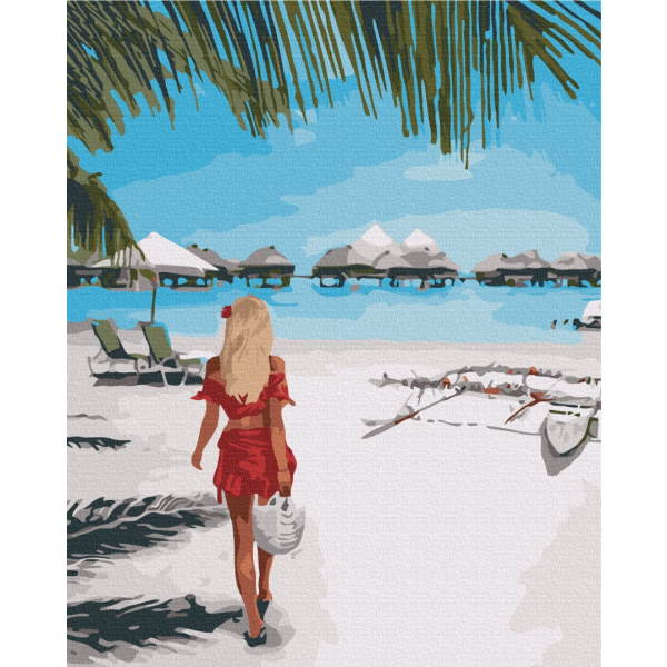 Картина по номерам Люди на картинах - Лазурний берег