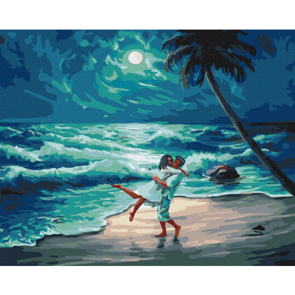 Картина по номерам Романтика - На берегу океана