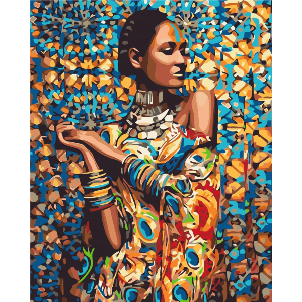 Картина по номерам Люди на картинах - Принцесса Зимбабве