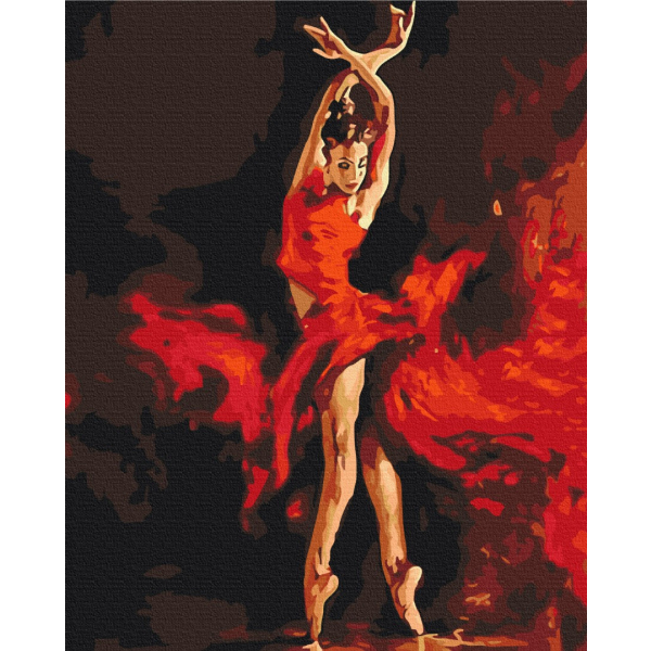 Картина по номерам Люди на картинах - In dance