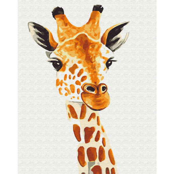 Картина по номерам Тварини, птахи та риби - Жирафчик