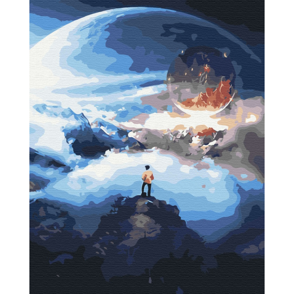 Картина по номерам Космос - Космічний мандрівник