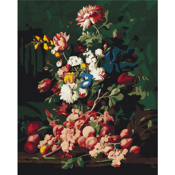 Картина по номерам Квіти - Summer still life