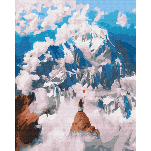 Картина по номерам Пейзажі - На вершині світу