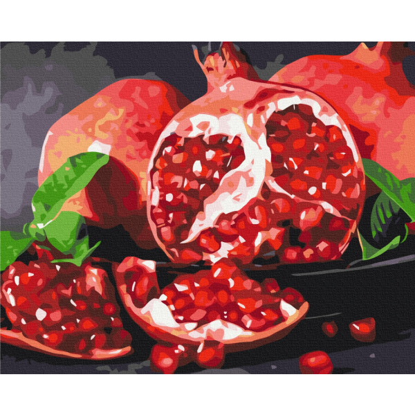 Картина по номерам Натюрморти - Смачний гранат