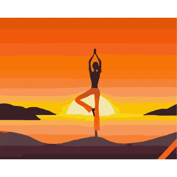 Картина по номерам Люди на картинах - Асана. Йога