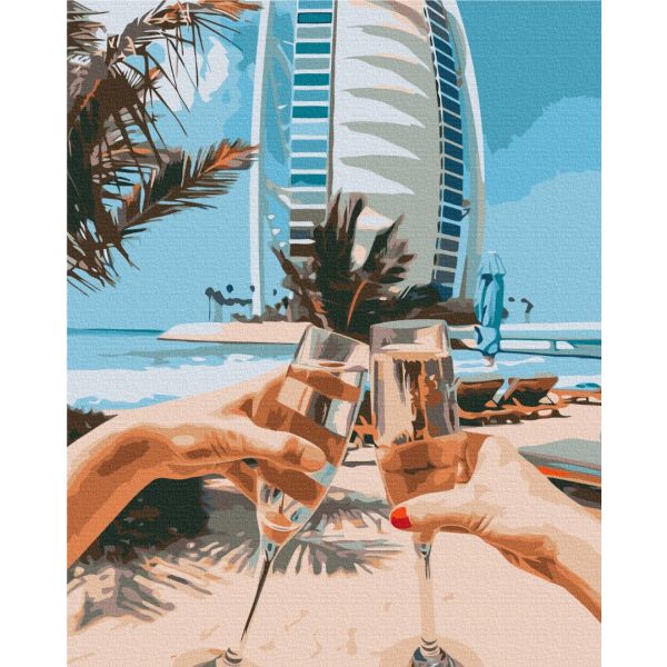 Картина по номерам Авторські колекції - Дубай на двох