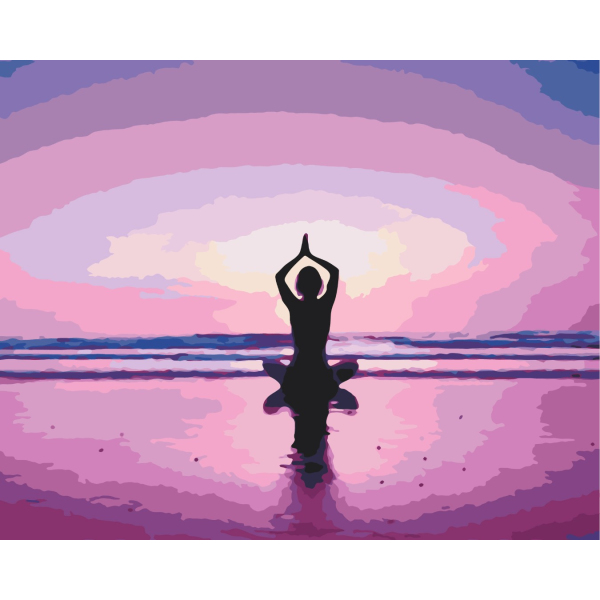 Картина по номерам Люди на картинах - Медитативна практика