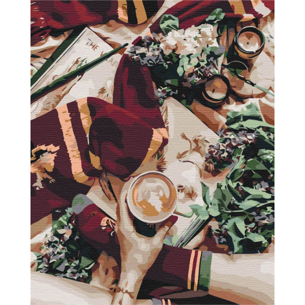 Картина по номерам Натюрморти - На кофе в Хогвартс © Eka Udaltsova