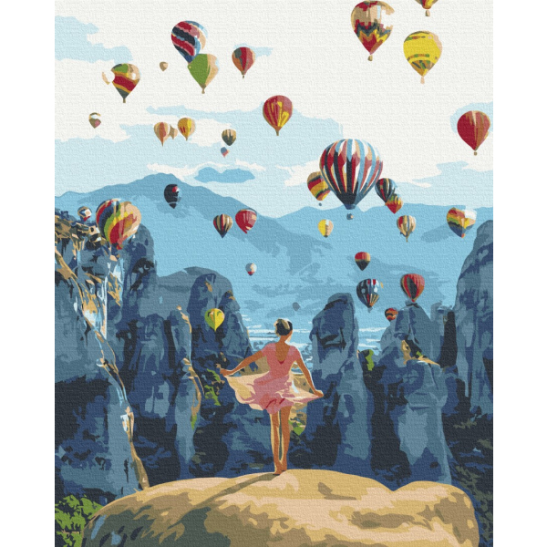 Картина по номерам Люди на картинах - Повітряні мрії