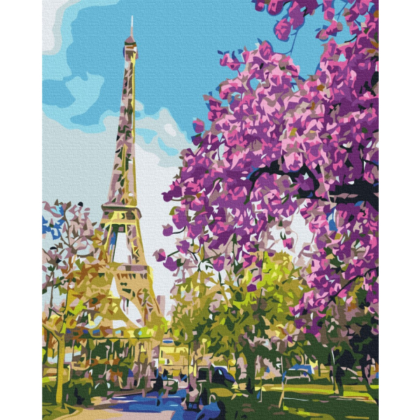 Картина по номерам Города - В центрі Парижу