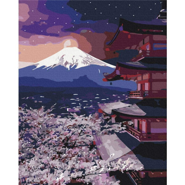 Картина по номерам Пейзажі - Гора Фудзи
