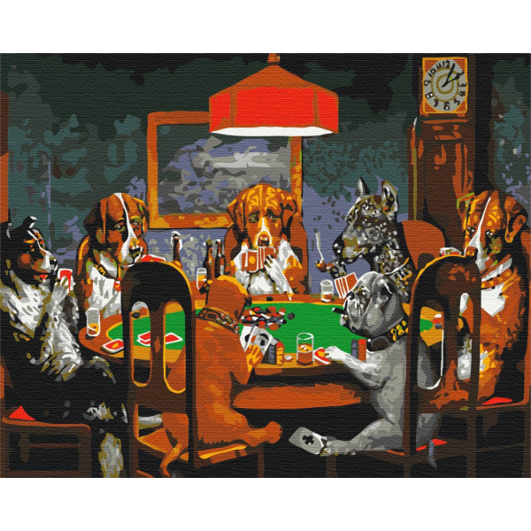 Картина по номерам Репродукції художників - Покер