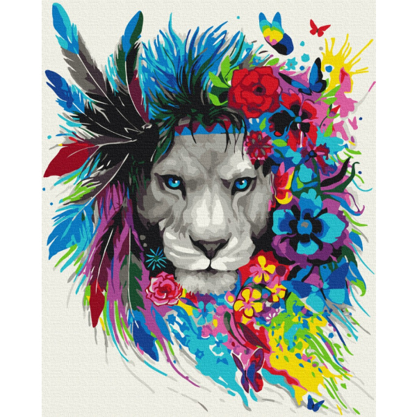 Картина по номерам Тварини, птахи та риби - Зоркий глаз