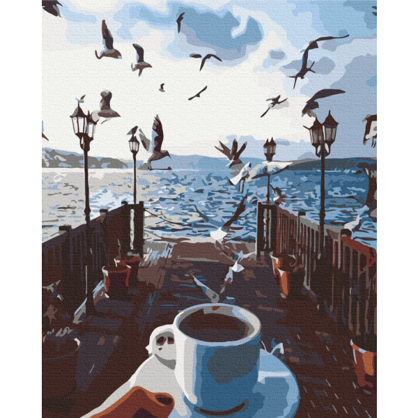 Картина по номерам Пейзажі - Sea of coffee