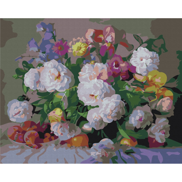 Картина по номерам Квіти - Летние дары