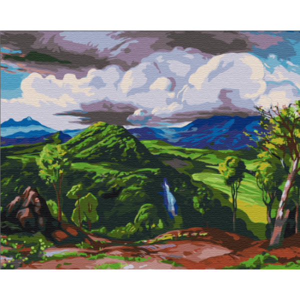 Картина по номерам Репродукції художників - Долина Пихуамо. Доктор Атл, Херардо Мурильо