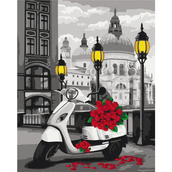 Картина по номерам Квіти - Букет з доставкою