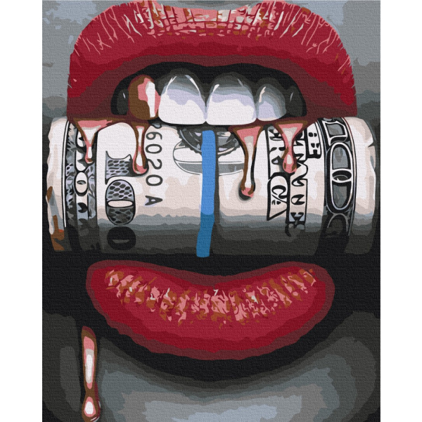 Картина по номерам Поп Арт - Денежный поток