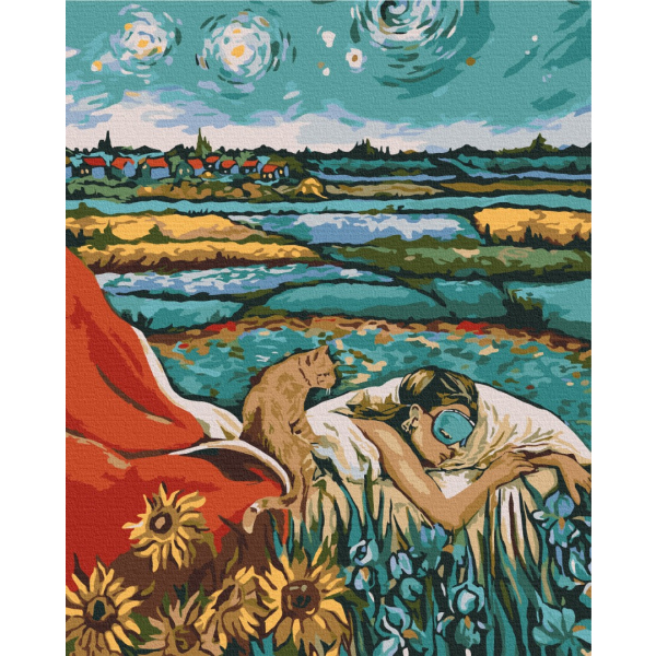 Картина по номерам Люди на картинах - Zoryana Audrey