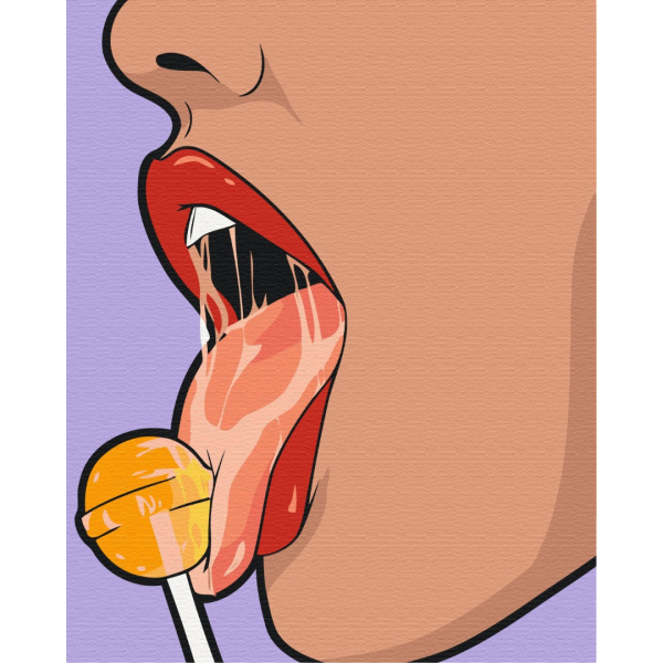 Картина по номерам Поп Арт - Лоллі поп