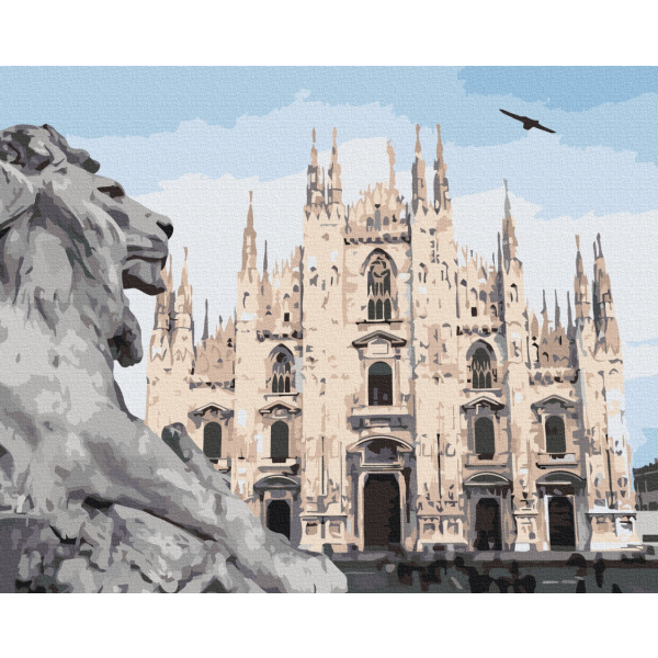Картина по номерам Города - Міланський собор