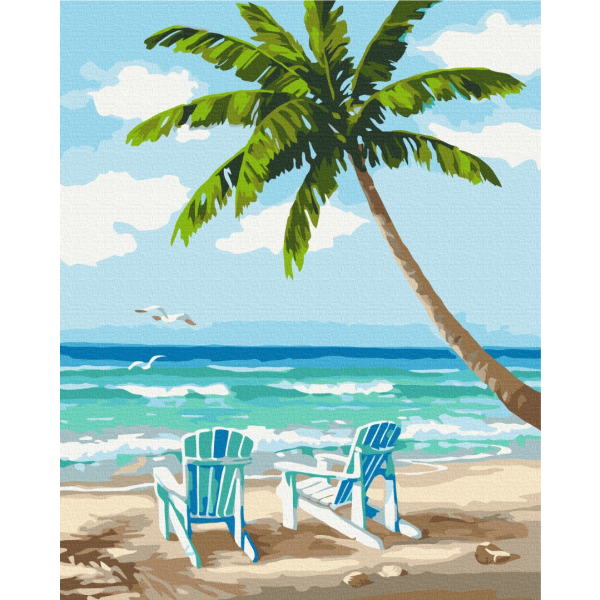 Картина по номерам Пейзажі - Море на двох