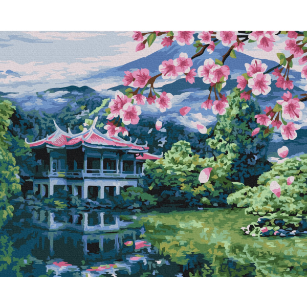 Картина по номерам Города - Подих Японії