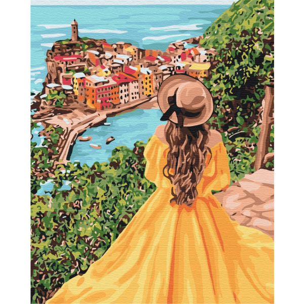 Картина по номерам Люди на картинах - Портове містечко