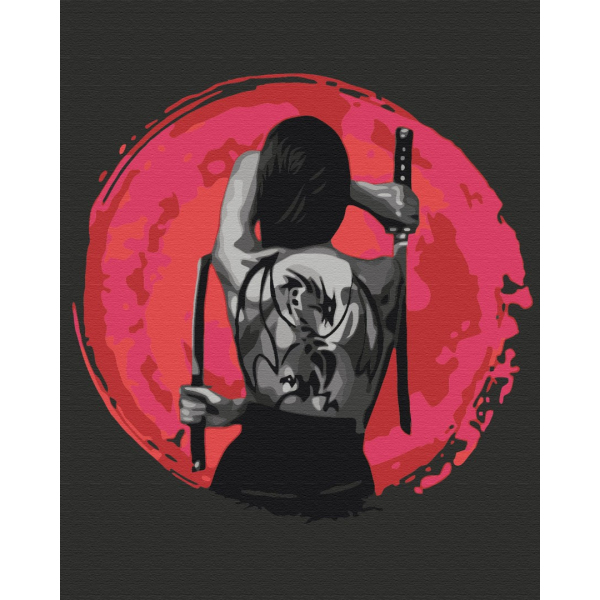 Картина по номерам Абстракції - Современная гейша