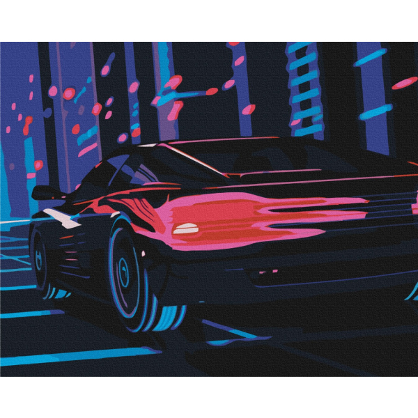Картина по номерам Кораблі, автомобілі та літаки - Швидкість