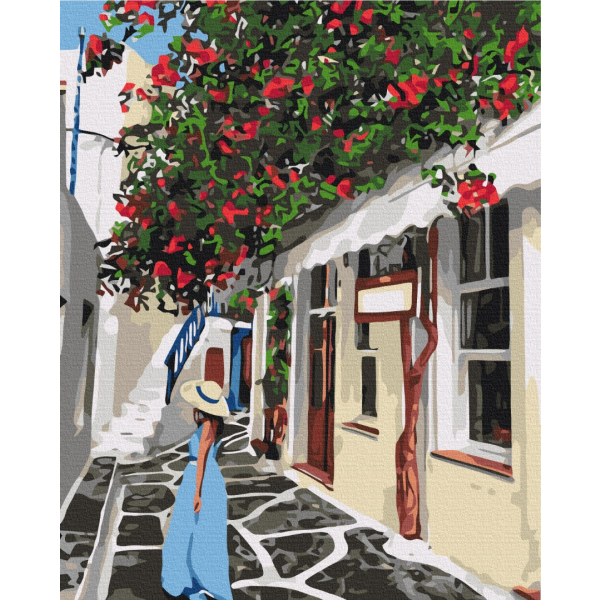 Картина по номерам Люди на картинах - Леді в Греції