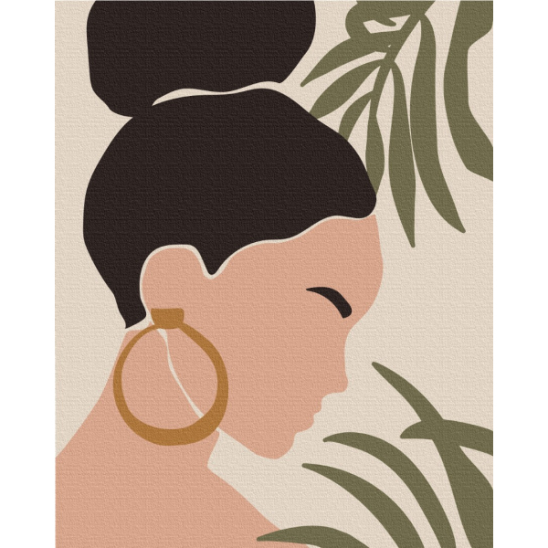 Картина по номерам Для початківців - Пастельні тропіки: триптих 2