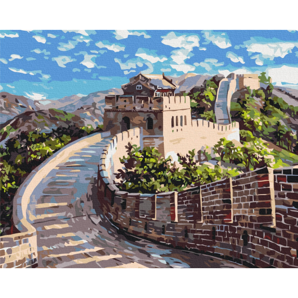 Картина по номерам Східна тематика - Велика Китайська стіна