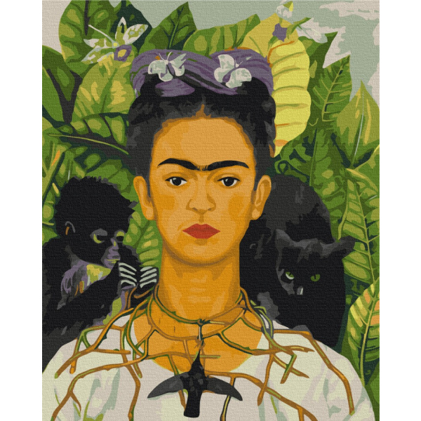 Картина по номерам Репродукції художників - Фріда Кало. Автопортрет